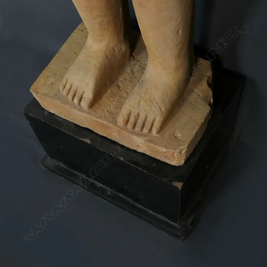 A Khmer sandstone figure of a Hindu deity, Image 1++